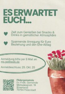 Einladung zum Eheseminar
